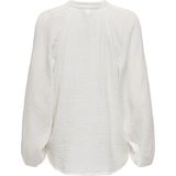 Onlthyra - Top - Zwart - Katoen - Lange Mouwen - V-Hals