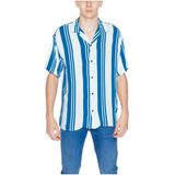 Jack & Jones - Gestreept Overhemd - Lichtblauw - 100% Viscose