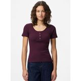 Pieces - KITTE - T-shirt - Slim Fit - Katoenmix