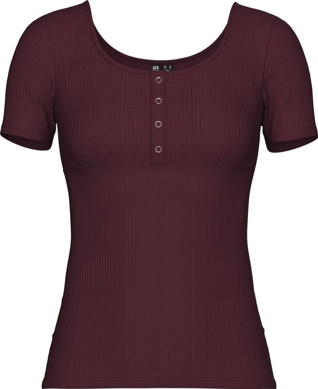 Pieces - KITTE - T-shirt - Slim Fit - Katoenmix