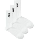 Sokken - Wit - Zwart - 100% Katoen - Drie Paar