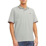 T-shirt - Mélange - Katoen - Polokraag - Regular Fit