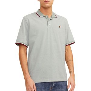 T-shirt - Mélange - Katoen - Polokraag - Regular Fit