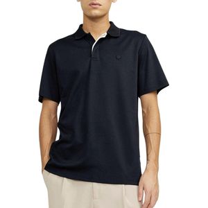 Jack & Jones - Jprccrodney SS Polo - Blauw - 50% Biologisch Katoen - Korte Mouwen