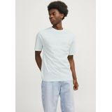 Jack Jones Heren T-shirt JORNOTO Ronde Hals Lichtblauw
