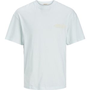 Jack Jones Heren T-shirt JORNOTO Ronde Hals Lichtblauw