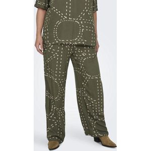 Only Carmakoma - Carphoebe Life Wide Ankel Pants Aop - Dames - Broeken