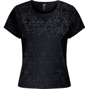 Only Play Jung Life Aop Short Ss Train Shirt Dames 15322072-black - Kleur Zwart