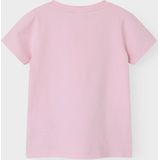 Name it t-shirt meisjes - roze - NMFvigga - maat 92