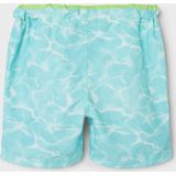 Name It - NKMZAGLO - Zwemshort - Blauw - Waterprint