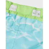 Name It - NKMZAGLO - Zwemshort - Blauw - Waterprint