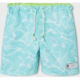 Name It - NKMZAGLO - Zwemshort - Blauw - Waterprint