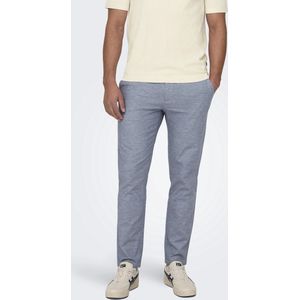 Only & Sons Onsmark tap 0011 cotton linen pnt licht