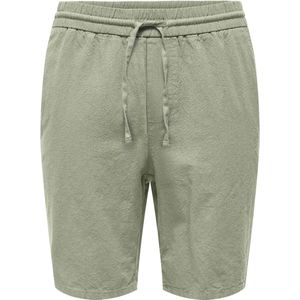 Only & Sons Broek Onslinus 0007 Cot Lin Shorts Noos 22024967 Tea Mannen