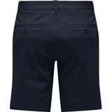 Chino Shorts - Blauw - Katoen - Standaard Pasvorm