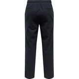 Sportbroeken - Dark Navy - Bovenmateriaal 75% - Loose Fit - Enkellang