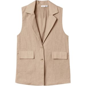 Vesten - Geweven - Rasterpatroon - Fijn Gestructureerd Oppervlak