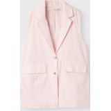 Gilet - Zonder Mouwen - Geweven Stof - Katoen - Klassieke Look