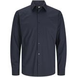 Dress Shirt - Poplin - Glanzend - Slim Fit - 75% Polyamide, 25% Elastaan