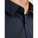 Dress Shirt - Poplin - Glanzend - Slim Fit - 75% Polyamide, 25% Elastaan