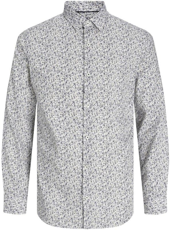 Jack Jones - Jprblanordic Print Shirt l s Sn - Heren - Overhemden