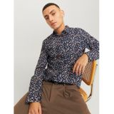 JACK&JONES - JPRBLANORDIC PRINT SHIRT L/S SN - Heren - Overhemden