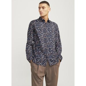JACK&JONES - JPRBLANORDIC PRINT SHIRT L/S SN - Heren - Overhemden