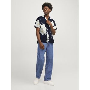 JPRBLAPALMA Resort Shirt S/S SN, Night Sky/Fit: relaxed fit, S