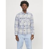 Overhemd - Geruit - Heren - Comfort-Fit - Kent-Kraag - Lange Mouwen