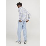 Overhemd - Geruit - Heren - Comfort-Fit - Kent-Kraag - Lange Mouwen