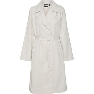 VERO MODA VMNEEL Long Trenchcoat, Oatmeal, M, havermout, M