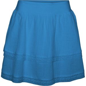 Vero Moda Rok Vmnatali Hw Short Lace Skirt Wvn Ga 10303631 Ibiza Blue Dames Maat - XS