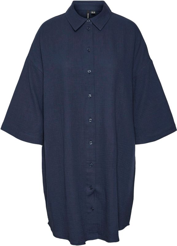 Overhemd - Blauw - Katoen - Regular Fit