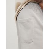 Sweatshorts - Zwart - Loopback Sweatstof - Elastische Tailleband