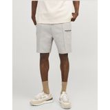 Sweatshorts - Zwart - Loopback Sweatstof - Elastische Tailleband