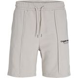 Sweatshorts - Zwart - Loopback Sweatstof - Elastische Tailleband