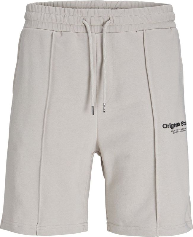 Sweatshorts - Zwart - Loopback Sweatstof - Elastische Tailleband