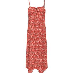 ONLY Onlnelly Life Alexa Midi Dress Noos Ptm midi-jurk voor dames, oranje, S
