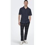 Onscaiden - Overhemd - Slim Fit - Resort Kraag - Korte Mouwen