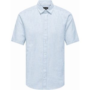 Overhemd - Korte Mouwen - Slim Fit - Knoopsluiting