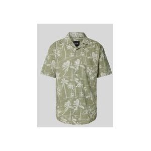 ONLY & SONS - CAIDEN - Vrijetijdsoverhemd - Blauw - Katoenmix met Linnen - Regular Fit