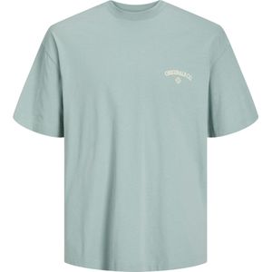 Jack Jones Heren T-shirt JORSANTORINI Ronde Hals Mintgroen
