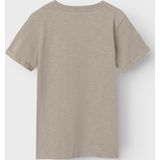 T-shirt - Jersey - Knoop Detail - Regular Fit - O-hals - Korte Mouwen