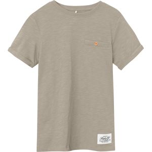 T-shirt - Jersey - Knoop Detail - Regular Fit - O-hals - Korte Mouwen