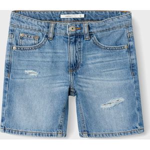 Name It Shorts - Noos - NkmSilas - Medium+ Blue Denim - Name It - 8 jaar (128) - Shorts