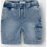 Jeans - Effen - Denim - Kort - Regular Fit