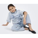ONLY KOGDAD STRAIGHT DEST DNM CRO963 Meisjes Jeans - Light Blue Denim