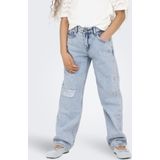 ONLY KOGDAD STRAIGHT DEST DNM CRO963 Meisjes Jeans - Light Blue Denim