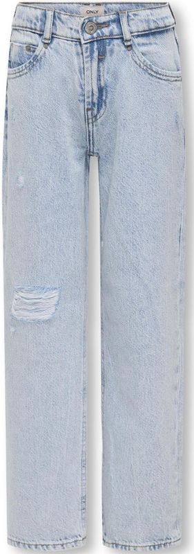 ONLY KOGDAD STRAIGHT DEST DNM CRO963 Meisjes Jeans - Light Blue Denim