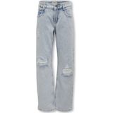 ONLY KOGDAD STRAIGHT DEST DNM CRO963 Meisjes Jeans - Light Blue Denim